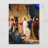 De opvoeding van Lazarus, Carl Bloch, Briefkaart (Voorkant)
