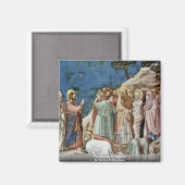 De opvoeding van Lazarus door Giotto di Bondone Magneet (Voorkant / Achterkant)