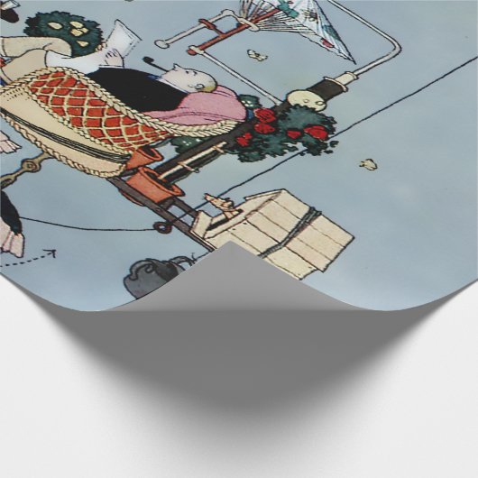 “De opvouwbare tuin” van W Heath Robinson Cadeaupapier (Hoek)