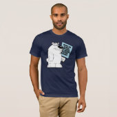 De opwarming van de aarde bestaat niet t-shirt (Voorkant volledig)