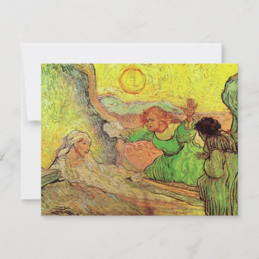 De opwekking van Lazarus door Vincent van Gogh (Voorkant)