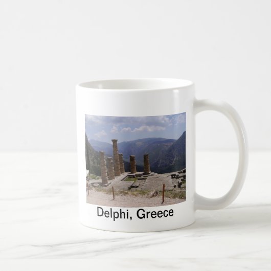 De "Oracle of Delphi" Koffiemok (Rechts)