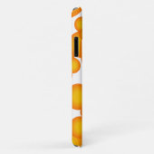 De oranje 70'er jaren styling Case-Mate iPhone case (Achterkant/rechts)