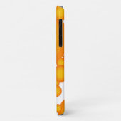 De oranje 70'er jaren styling Case-Mate iPhone case (Achterkant/links)