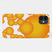 De oranje 70'er jaren styling Case-Mate iPhone case (Achterkant (horizontaal))
