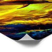 "De Oranje afgrond" Poster (Hoek)