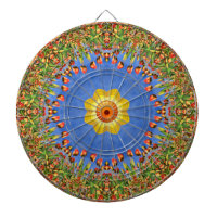 De Oranje blauwe kaleidoscoop van de zon
