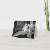 De oranje Bloesem dankt u kaardt Bedankkaart (Voorkant)