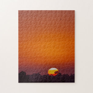 De Oranje bomen die de zon in San Diego bedreigen Legpuzzel