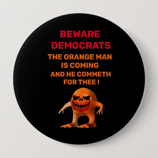 DE ORANJE BUTTON MAN (Voorkant)