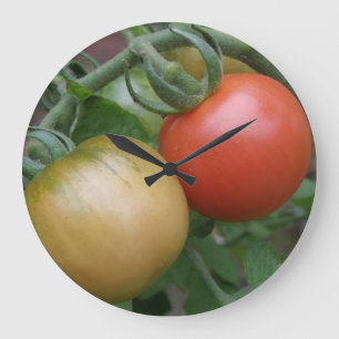 De oranje en Rode Klok van de Muur van Tomaten