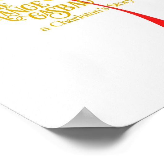 De Oranje gaszak Poster (Hoek)