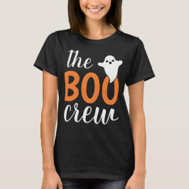 De Oranje Halloween-familie van de Boo Crew T-shirt