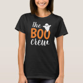 De Oranje Halloween-familie van de Boo Crew T-shirt (Voorkant)