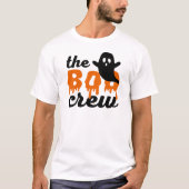 De Oranje Halloween-familie van de Boo Crew T-shirt (Voorkant)