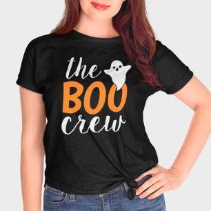 De Oranje Halloween-familie van de Boo Crew T-shirt