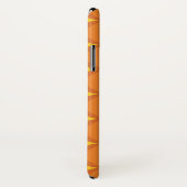 De oranje jaren 70 stijl cirkel Case-Mate iPhone case (Achterkant / rechts)