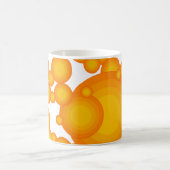 De oranje jaren 70-stijl koffiemok (Center)