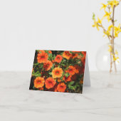 De oranje Kaart van de Nota van Bloemen (Gele Bloem)