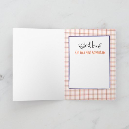 De Oranje Kaart van het Afstuderen van de douane a (Binnen)