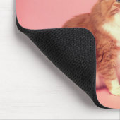 De Oranje Kat van de klap Beste Aangepersonaliseer Muismat (Hoek)