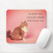 De Oranje Kat van de klap Beste Aangepersonaliseer Muismat (Met muis)