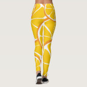 De Oranje Leggings van de Citrusvrucht van de (Achterkant)