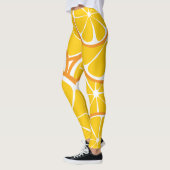 De Oranje Leggings van de Citrusvrucht van de (Links)