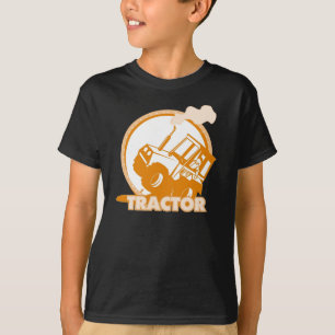 De oranje Machines van het Boerderij van de T-shirt