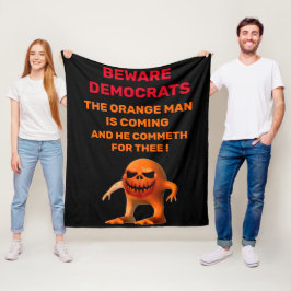 De ORANJE MAN Tapestry Fleece Deken