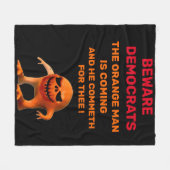 De ORANJE MAN Tapestry Fleece Deken (Voorkant (Horizontaal))