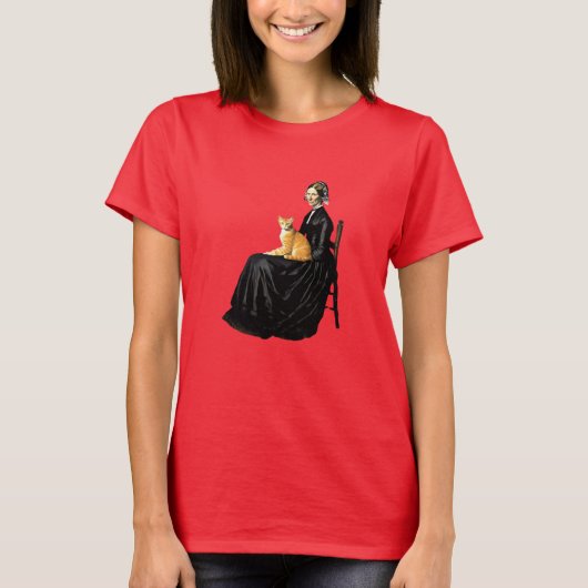 De Oranje tabby van de moeder van Whistler T-shirt (Voorkant)