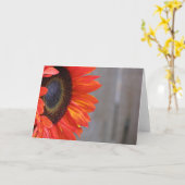 De oranje Uitbarsting van de Zonnebloem Kaart (Gele Bloem)