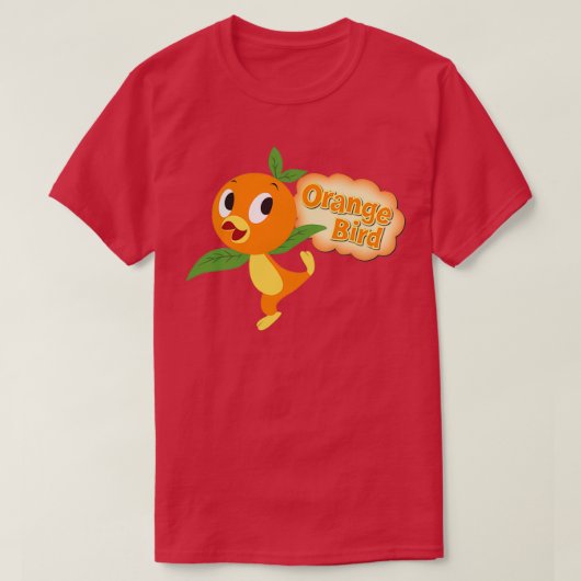 De Oranje vogel T-shirt (Design voorkant)