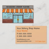 De oranje volledig klantgerichte kaarten van de visitekaartje (Voorkant / Achterkant)