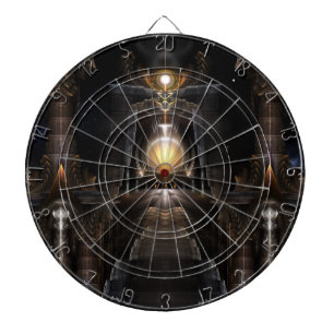 De Orb van Acrellis Fractal Art Dart Board Dartbord