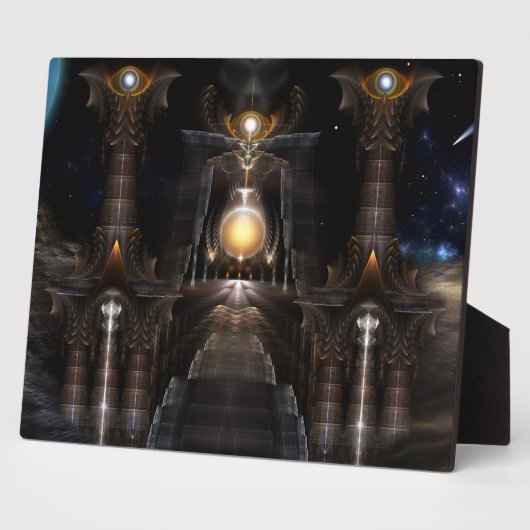 De Orb van de fractale foto van Acrellis Fotoplaat (Zijkant)