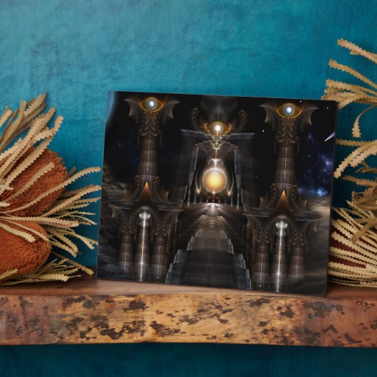 De Orb van de fractale foto van Acrellis Fotoplaat (Zijkant)