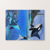 De Orca familie Legpuzzel (Horizontaal)