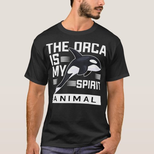 De orca is mijn gedistilleerde diertje t-shirt (Voorkant)