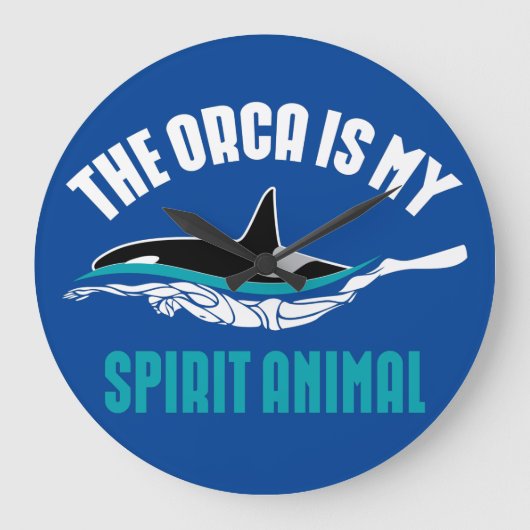 De Orca is mijn geestdier  Grote Klok (Voorkant)