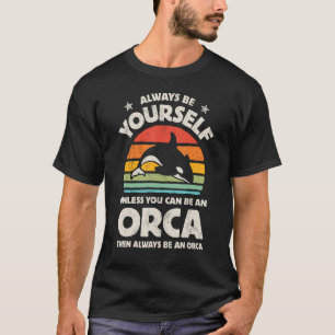 De Orca Killer-walvis is altijd je eigen Vintage T-shirt