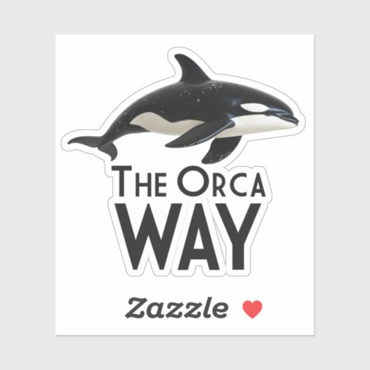 De Orca Manier Sticker (Vel)
