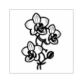 de orchideeën rubberen stempel  (Afrduk)