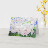 De Orchideeën van Phalaenopsis Kaart (Gele Bloem)
