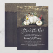 De orde de Partij van de Herfst van de Bar/Vrijgez Kaart (Voorkant / Achterkant)