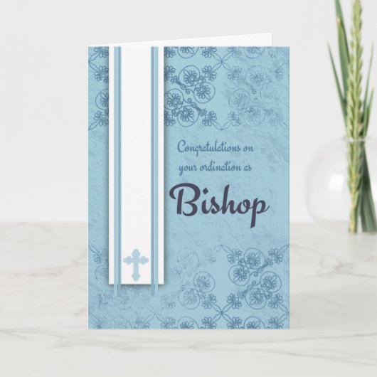 De Ordening van de Bischop van gelukwensen in Kaart (Voorkant)