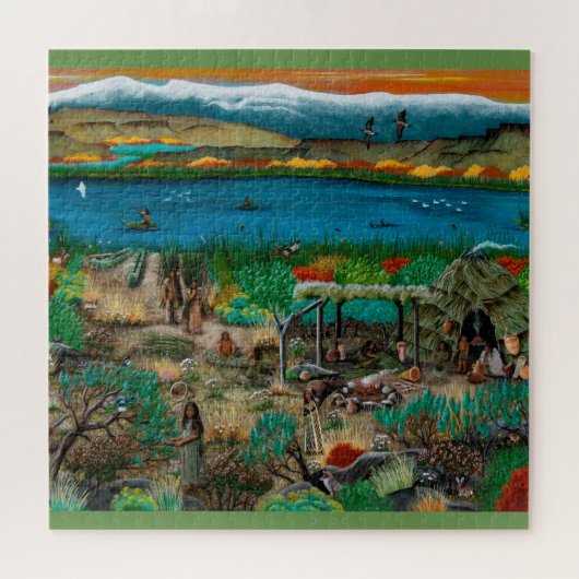 De Oregon Malhuer Paiutes Puzzel (Horizontaal)