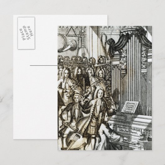 De orgaanoverweging briefkaart (Voorkant / Achterkant)