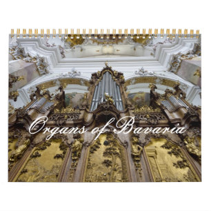 De organen van de kerk van de Kalender van Beieren